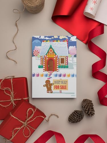 Stonehouse Collection Holiday Christmas Card Pack - 'Holidays' Edition, 18 Cards & Envelopes