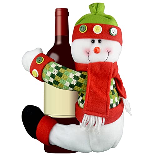 Plush Snowman Christmas Tree Topper - Festive Decor & Curtain Tieback
