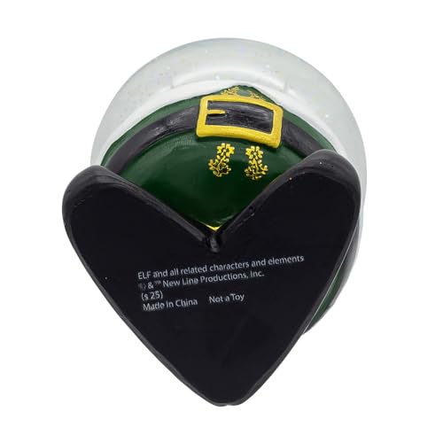 100mm Elf Holiday Christmas Water Globe - Festive Snow Globe Accent