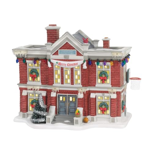 Department 56 A Christmas Story Cleveland Elementary School Lit Building – School Variation