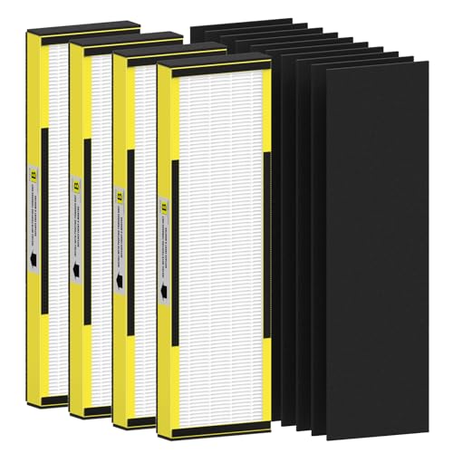 H13 True HEPA Replacement Filter Set with Activated Carbon Pre-Filters