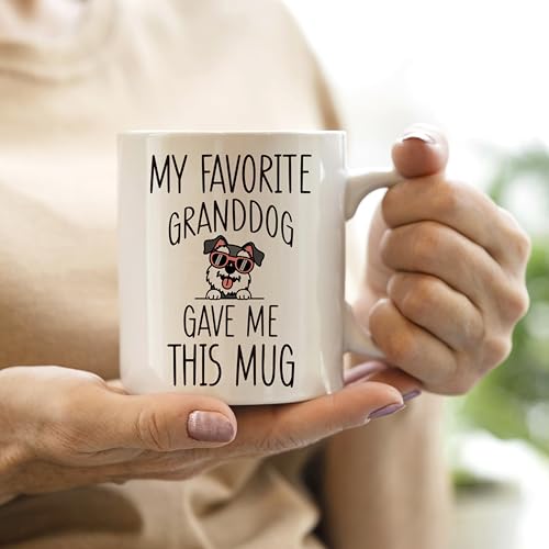 QASHWEY Miniature Schnauzer Dog Grandma Gifts Mug, Funny Pet Lover Coffee Cup