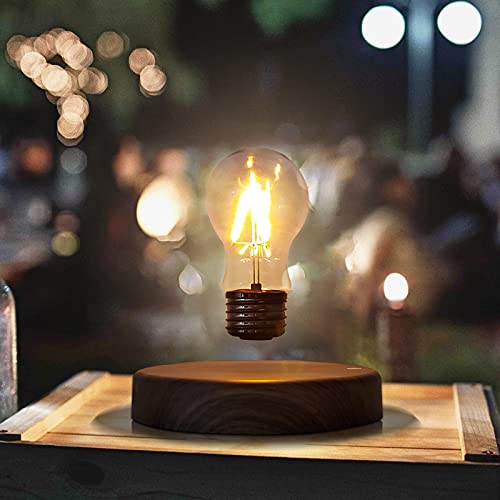 HCNT 1 Magnetic Levitating Floating LED Desk Lamp - 360° Rotating Night Light