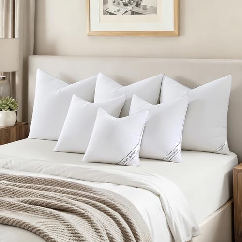 MIULEE 26x26 Decorative Throw Pillow Inserts (Pack of 2) - Down Alternative