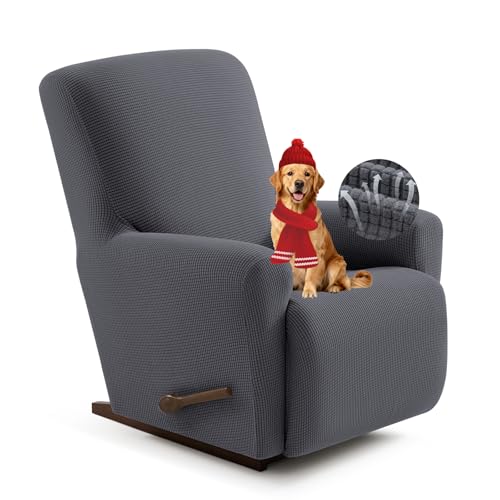 Stretch Recliner Chair Cover - Washable Dark Gray, Pet Friendly