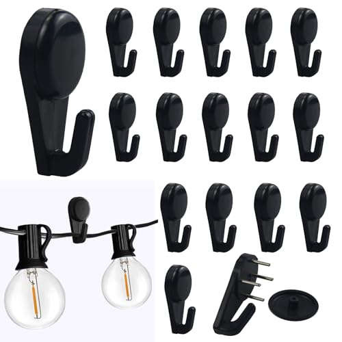 30-Pack Concrete Wall Utility Hooks, Heavy-Duty Hard Surface Hangers