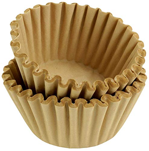 Unbleached Basket Coffee Filters for Drip Coffee Makers - 8-12 Cup, 200 Count