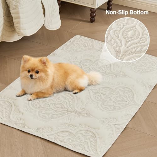 Oversized Twin Bedspread Set - 4-Piece Paisley Reversible Microfiber Coverlet