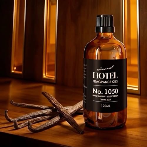 Warm Vanilla Hotel Fragrance Oil - 120mL Premium Scent for Diffusers