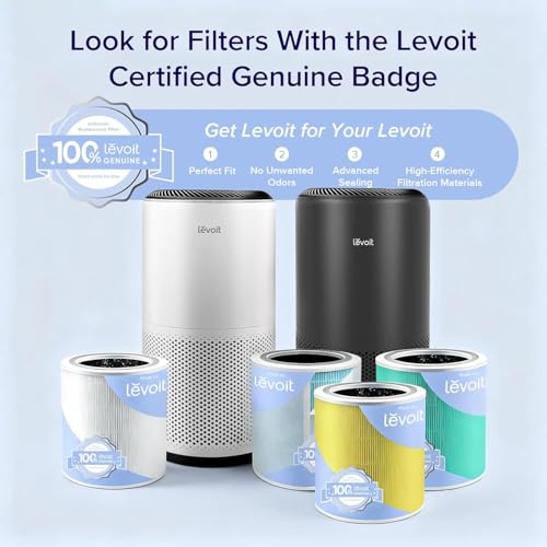 Smart Air Purifier for Large Rooms with True HEPA Filter and Air Quality Monitor