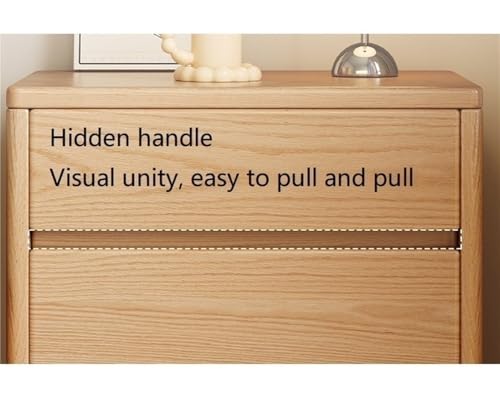 Solid Wood 2-Drawer Bedside Table, Compact Nightstand for Small Spaces