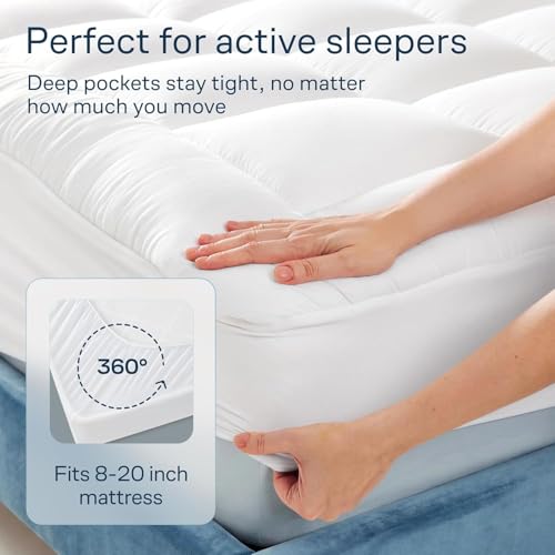 Niagara Sleep Solution Cotton Cooling Mattress Topper Queen Size