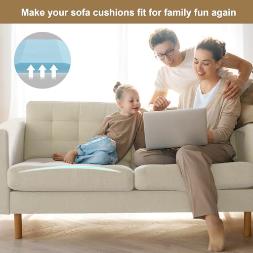 Sagging Couch Cushion Support Pad - 20" x 20" x 2" High-Density Firm Foam Insert