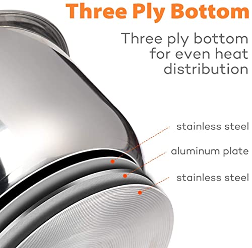 6.5 Quart Stainless Steel Inner Pot for Pressure Cookers
