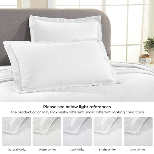 Superior Paisley 100% Cotton Bedspread Quilt Set - Matelasse Coverlet