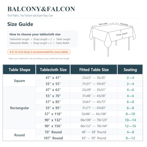 Balcony & Falcon Ruby Red Rectangle Tablecloth 95x55 Water-Resistant