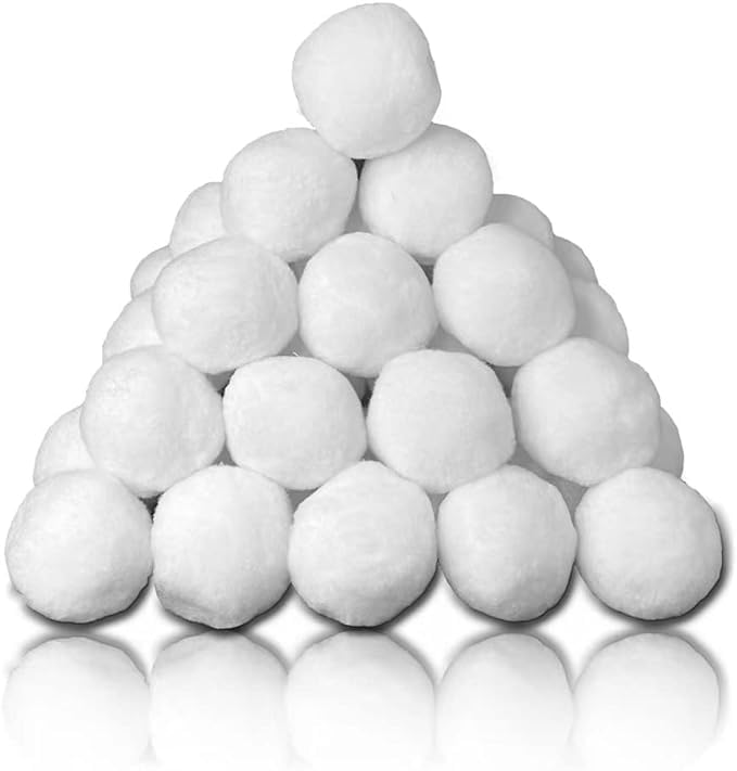 Indoor Snowballs 20-Pack - 3 Inch Soft Realistic Fake Snowball Fight Toys