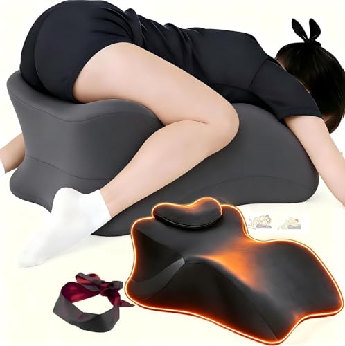 Ergonomic Memory Foam Wedge Pillow for Back Support & Comfort