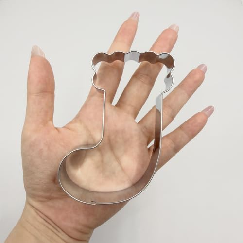LILIAO Christmas Stocking Cookie Cutter - 2.7 x 3.7 inches, Food-Grade Steel