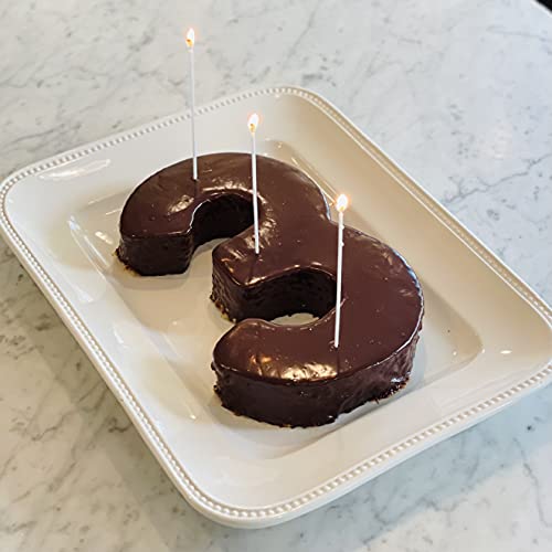 Ateco Extra Large Number 1 Cake Cutter, Silver