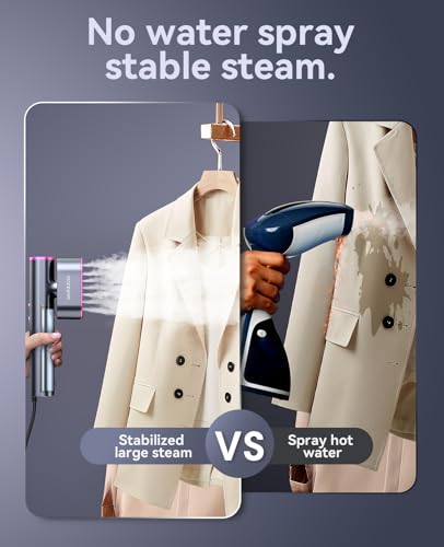 Jack & Rose Portable Travel Clothes Steamer & Iron 2-in-1