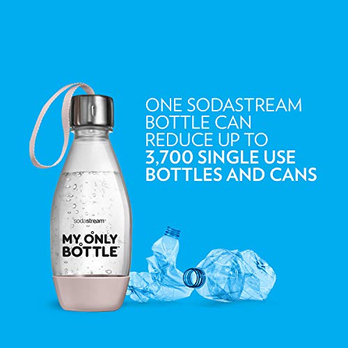 SodaStream 0.5L Pink Blush My Only Bottle - Dishwasher Safe, BPA-Free, Travel-Friendly