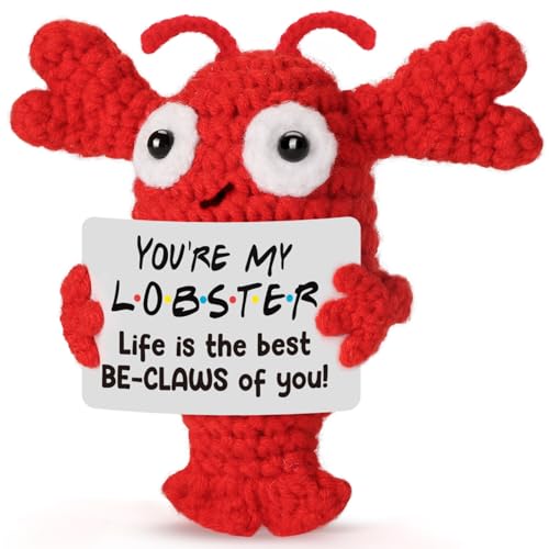 Handmade Crochet Lobster Gift for Couples - Funny Anniversary Present