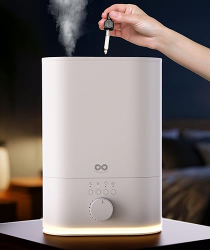 6L Ultrasonic Cool Mist Humidifier for Large Rooms and Bedrooms