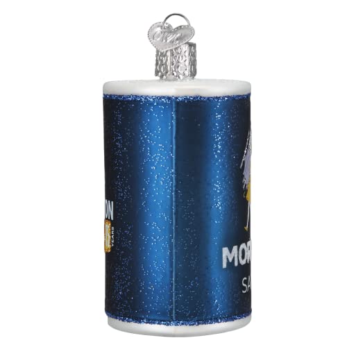 Old World Christmas Morton Salt Can Glass Ornament - Handcrafted Holiday Decoration