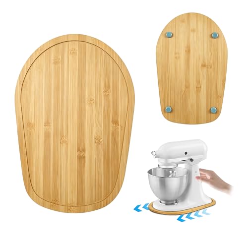 Bamboo Mixer Slider Mat for 4.5-5 Qt Tilt-Head Stand Mixers