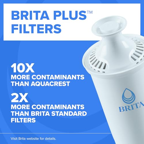 27-Cup Water Filter Pitcher Dispenser with Spigot & Filter - Black