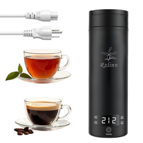Portable Electric Travel Kettle, 120V 450ml 316 Stainless Steel Tea Boiler