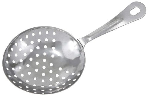Winco Stainless Steel Julep Strainer Cocktail Bar Tool