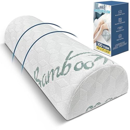 Under Knee Pillow for Lower Back Support | Half Moon Leg Bolster 7.8"x20.4"