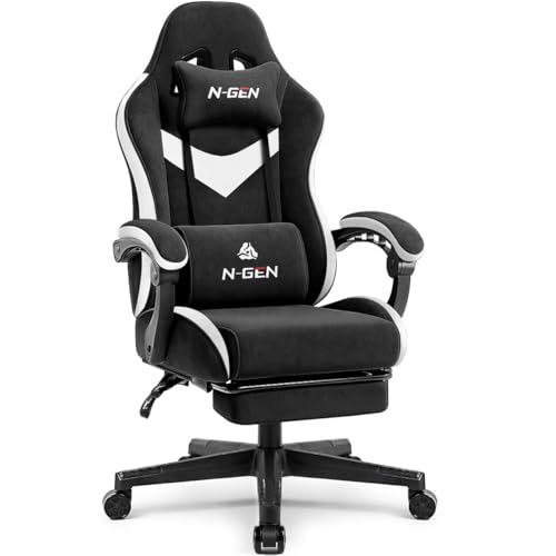 Ergonomic Gaming Chair with Lumbar Support and Breathable Fabric
