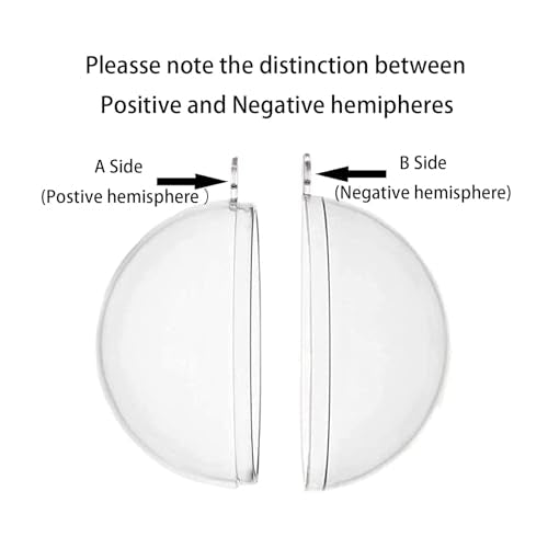 PROFIKLA 8cm Clear Fillable Christmas Ornament Balls 20 Pack DIY Holiday Decorations