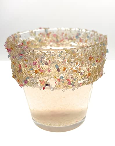 Snowy River Pride Mix Cocktail Sugar - Vibrant Rainbow Edible Garnish - 4 Ounce Pack