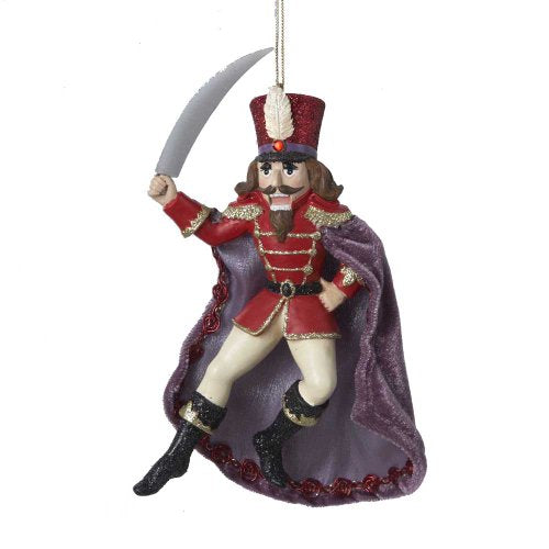 Kurt Adler Nutcracker Prince Christmas Ornament – Resin 6.5in Multicolor