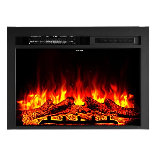 40 Inch Electric Fireplace Insert Recessed Wall Mounted Heater