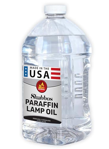 Ner Mitzvah 2L Paraffin Lamp Oil - Clear Smokeless Odorless Fuel for Indoor & Outdoor Use