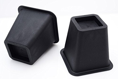 Heavy Duty Stackable Bed & Furniture Risers, 5 to 6 Inch - 4 Pack