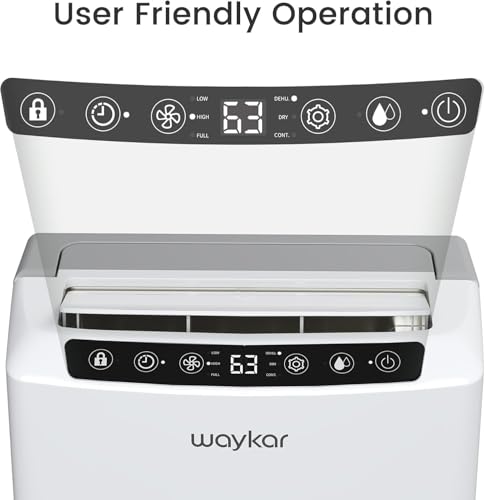 Energy Star 34-Pint Dehumidifier for Basement and Home with Auto Drainage