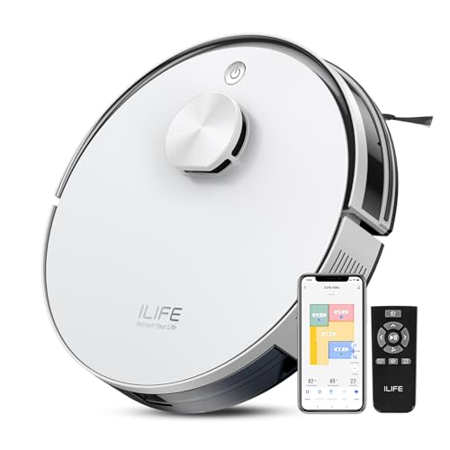 Robot Vacuum with LiDAR Navigation, 10000Pa Suction, and App Control