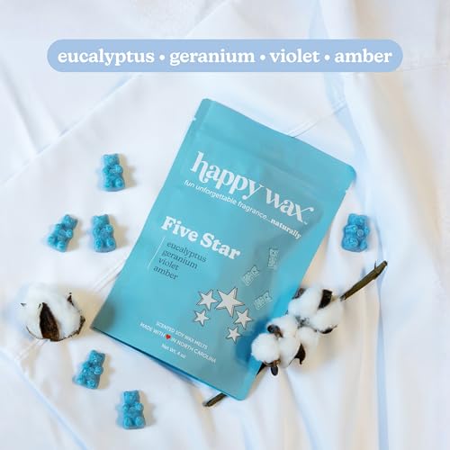 Natural Soy Wax Melts Variety Pack - Hotel Inspired Scented Bear Melts, 6oz