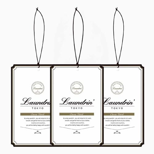 Classic Floral Paper Scented Sachets for Closets and Drawers, 3-Pack