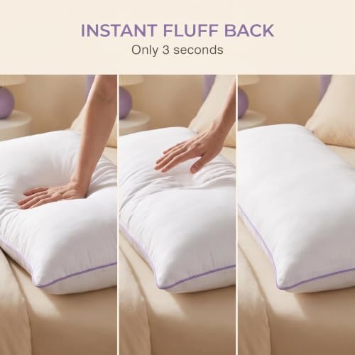 Hypoallergenic Lumbar Pillow Insert 14x36 - Soft Microfiber Cushion