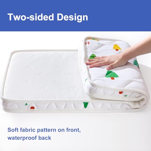 Baby Bassinet Mattress 33 x 20 Inch - Firm Breathable & Waterproof Pad