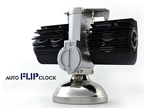 Retro Flip Down Desk Clock, Silent Mechanical Digital Table Clock