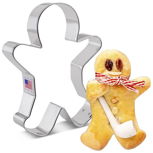 Ann Clark Extra Large Gingerbread Man Cookie Cutter 5-1/4 Inches - Made in USA