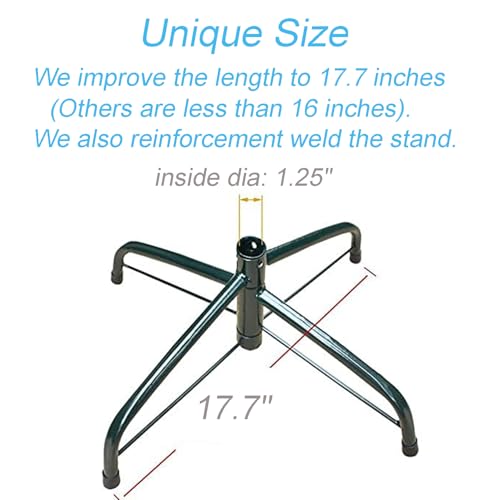 Folding Steel Christmas Tree Stand Base for 4-6 Ft Artificial Trees